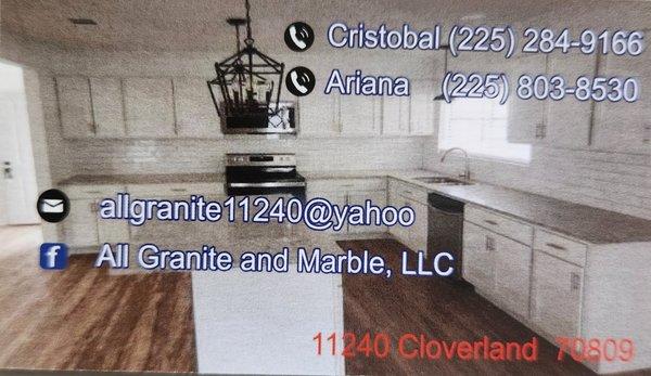 All Granite & Marble LLC