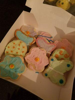 Beautiful spring/Easter cookies