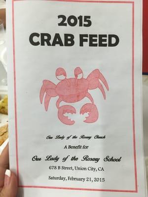 Annual crab feed