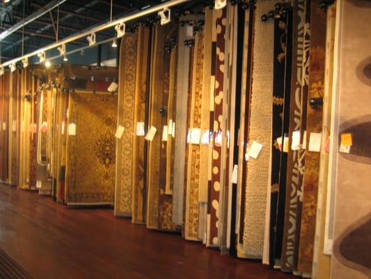 Largest selection of area rugs.