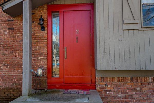 Oversized RED door in Succasunna