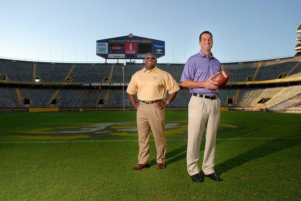 Sports Icons photo shoot at Houston stadium by Jeff Myers Photography