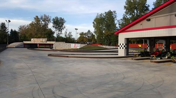 Go kart track.