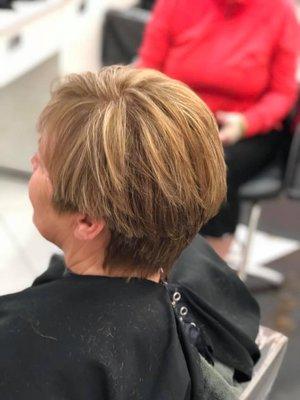 Short layered haircut - Flowood, Branond, MS - KR Hair Studio