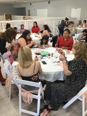 Greenacres "mommy & me" tea event May 2020