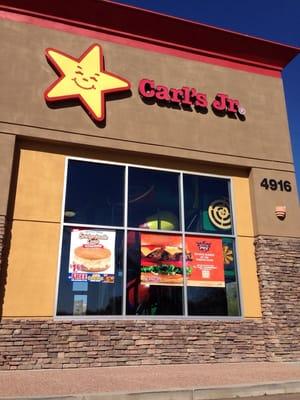 Front of Carl's Jr on Chandler Blvd