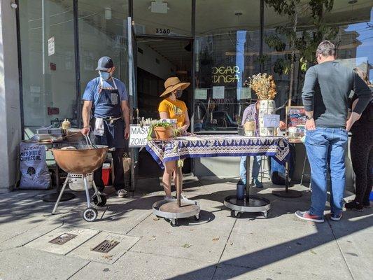 The sunniest pop-up. Ice cream, cocktails and meat.