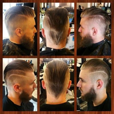 Creative cut & beard trim by Andrea