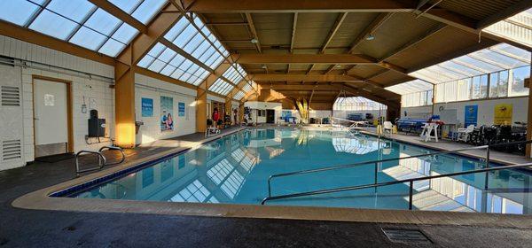 Indoor heated pools