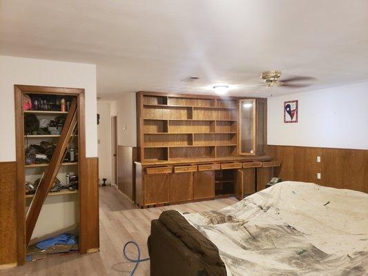 Before, During, & After Cabinet Painting in Richmond, TX