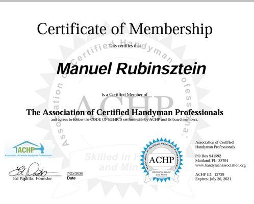 ACHP Membership