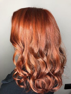 Orange/Red Hair @ the hair bar in Plainville CT  Stylist: Katie C.