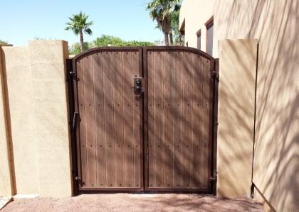 Composite Wood Yard Gate