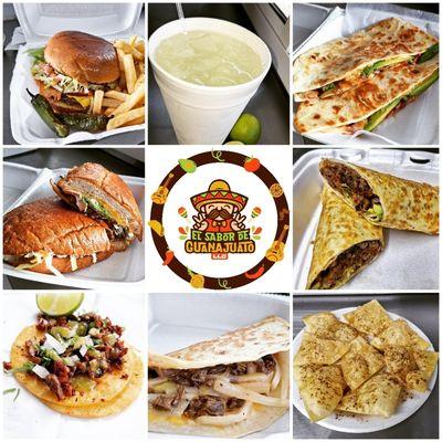 Some of our menu items include hamburgers, sincronizadas, tortas, burritos and mini tacos!