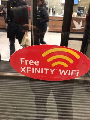 Free Xfinity WiFi internet available!