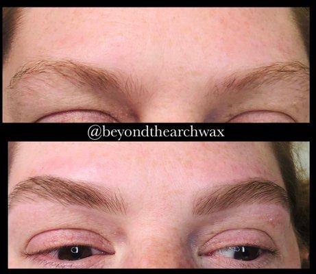 Brow wax with Tint