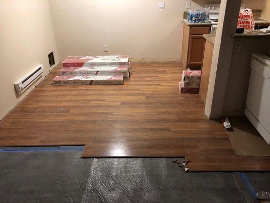 Laminate flooring