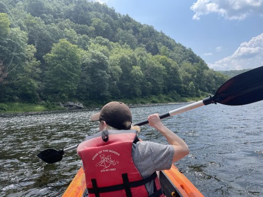 Two person kayak fun.