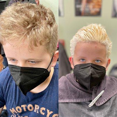 #powerofcolor don't afraid to look sharp. Haircut and color