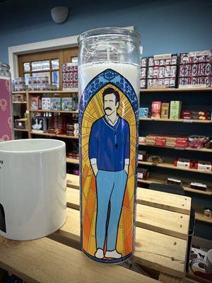 I mean, who doesn't want a Ted Lasso candle? I do!