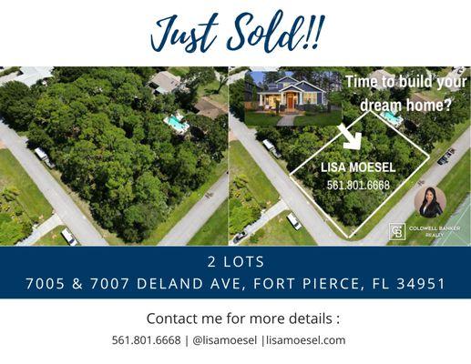 Just sold. Land in Florida