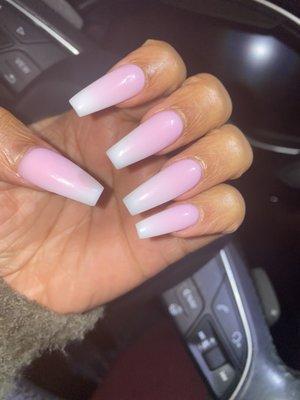 When I went back to try Lele. She fixed my nails and they look 1000% better.