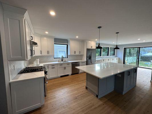 Newly renovated kitchen