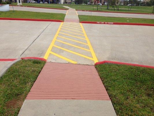 ADA Ramps built to compliance to ensure the safety of your guest.