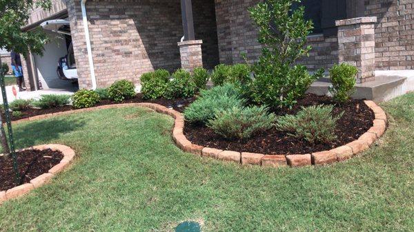 Make your flowerbeds look great with a Stone edging!