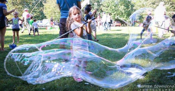 Grandpop Bubbles enjoys helping kids make the BIGGEST bubbles of their lives! ~~  #gpopb #grandpopbubbles #soapbubbles #bubbles #birthday