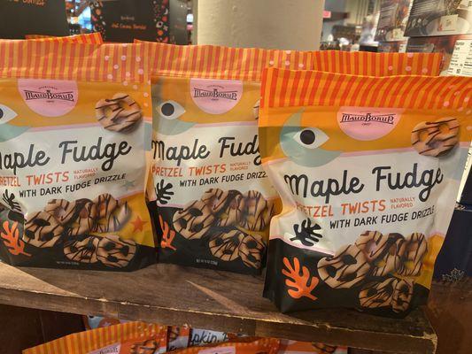 Maple Fudge Dark Chocolate Pretzels