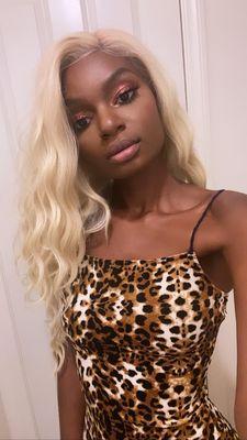 True line lace wig