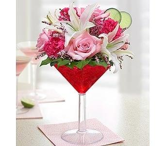 Our martini glass arrangements are one of our most popular items!