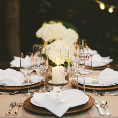 Beautiful event styling and presentation.