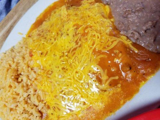 Cheese Enchilada Plate