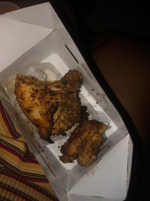 My food was suppose to be a 3 piece grill but i was short a chicken