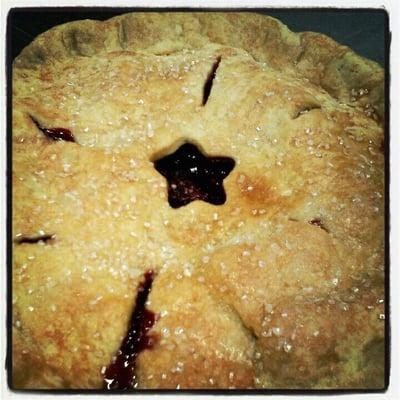 Blueberry pie...sooooooooooooooo good!