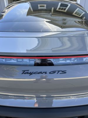 2023 Porsche Taycan GTS Rear Badging