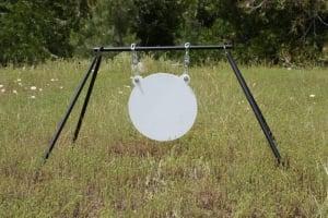 Gong Steel Target with swinging stand