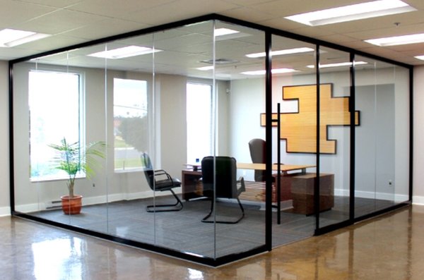 Framed  Glass Partition for office