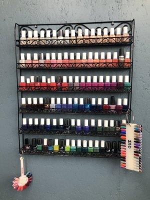 Nail polish selection / Gel selection / Dip nail colors