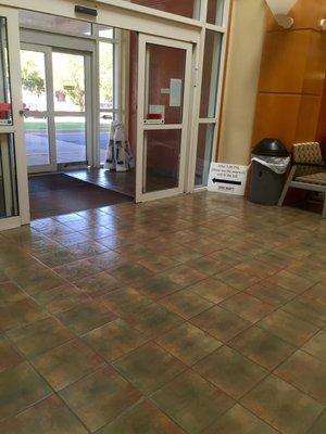 Ceramic tile floors