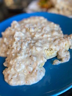 Biscuits and gravy