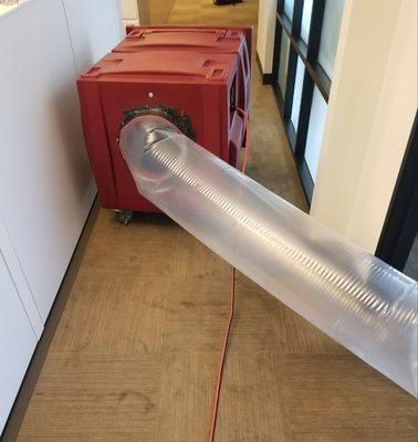 Air Scrubber with Ducting