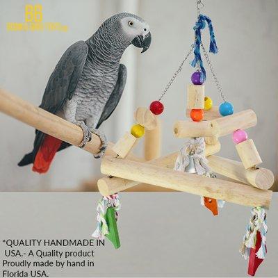 1345 Large tri swing is just an all around beauty for your large feathered friends.