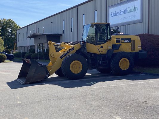 Our new Komatsu wa-320 wheel loader.