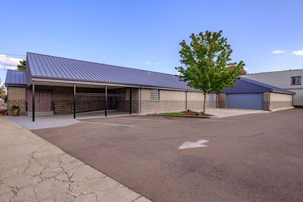 SHFC Parking lot and building