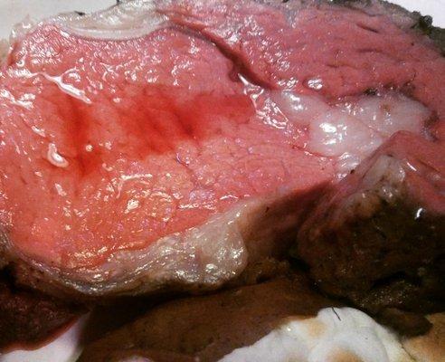 Prime Rib Cooked To Perfection