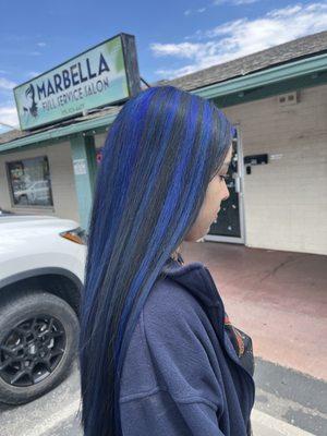 Fantasy blue color