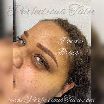 Powder Finish Eyebrows